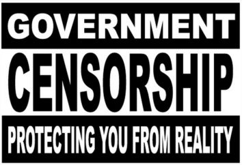Regeringernes mål med censurens siges at være at beskytte borgerne mod at blive følelsesmæssigt krænket