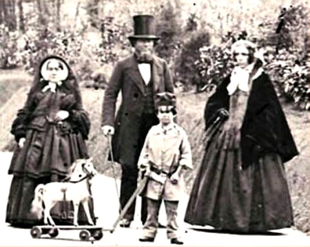 Velhavende Engelsk familie i Victoria-tiden
