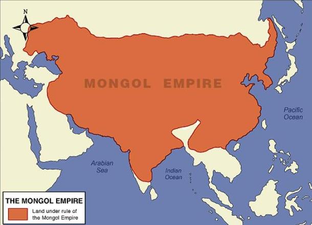 Mongolian conquests in the 1200's